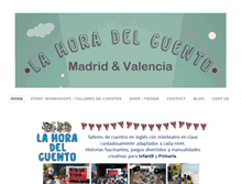 Tablet Screenshot of lahoradelcuento.com